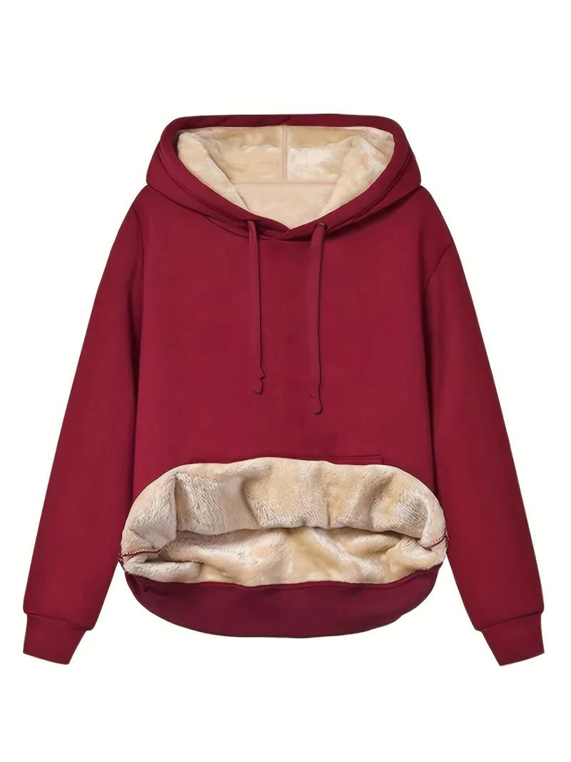 Fleece Lined Kangaroo Pocket Hoodie