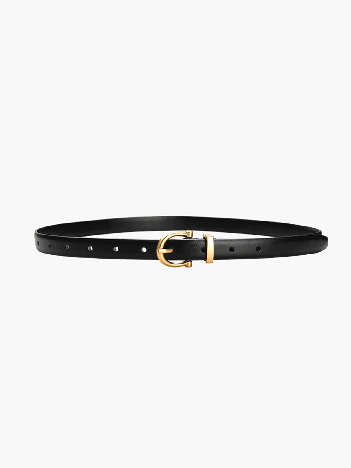 Vorina Luxury FashionAdjustable Simple Metal Pin Buckle BeltBelts