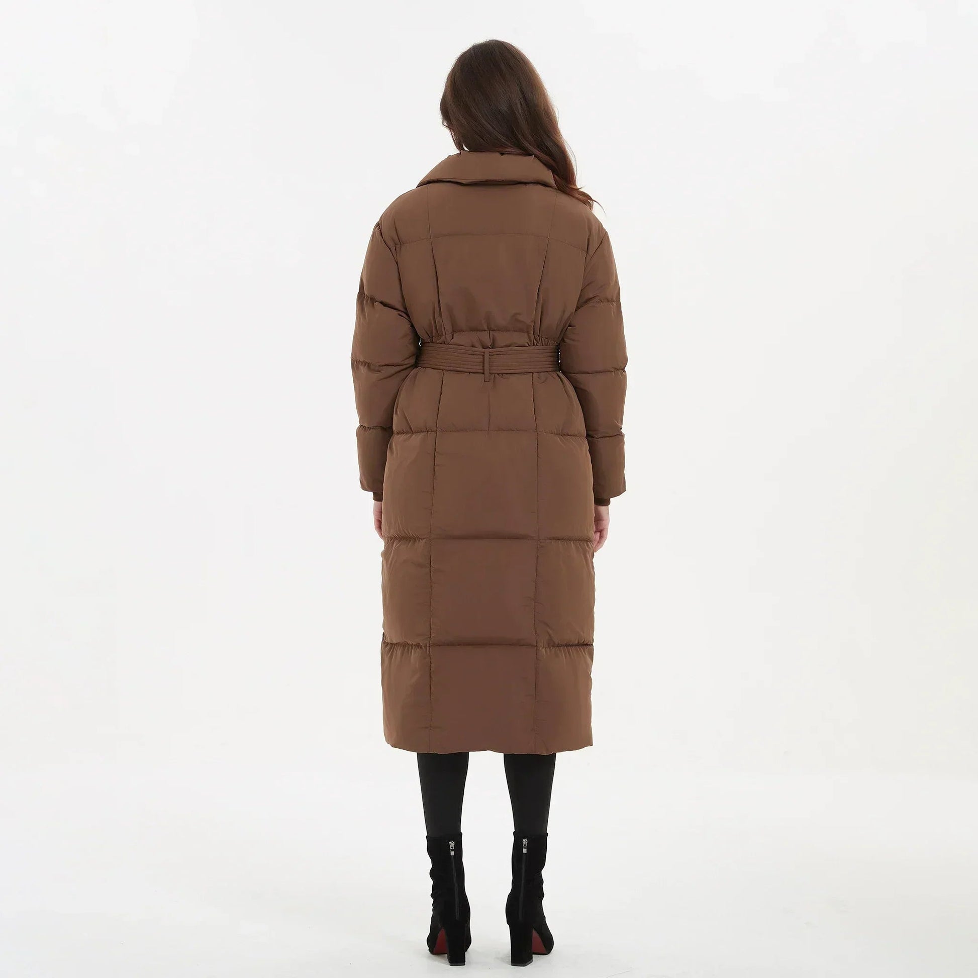 VORINABelted Long Puffer CoatWomen's Coats