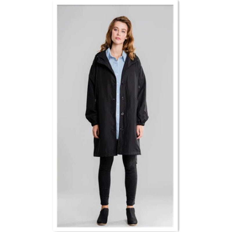 VORINACasual Hooded OvercoatCoats & Jackets