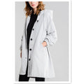 VORINACasual Hooded OvercoatCoats & Jackets