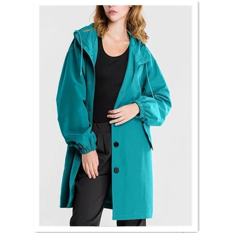 VORINACasual Hooded OvercoatCoats & Jackets