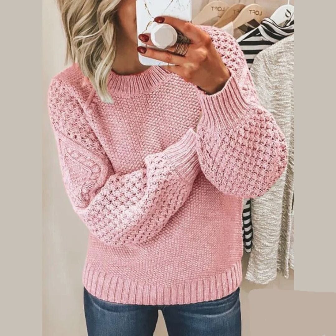 VORINAChunky Cable Knit SweaterSweater