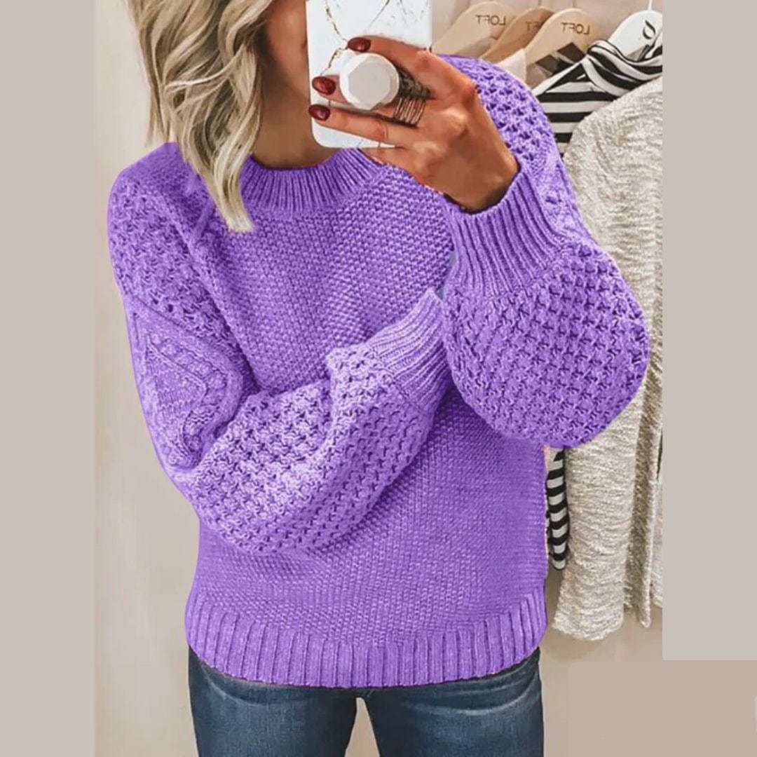 VORINAChunky Cable Knit SweaterSweater