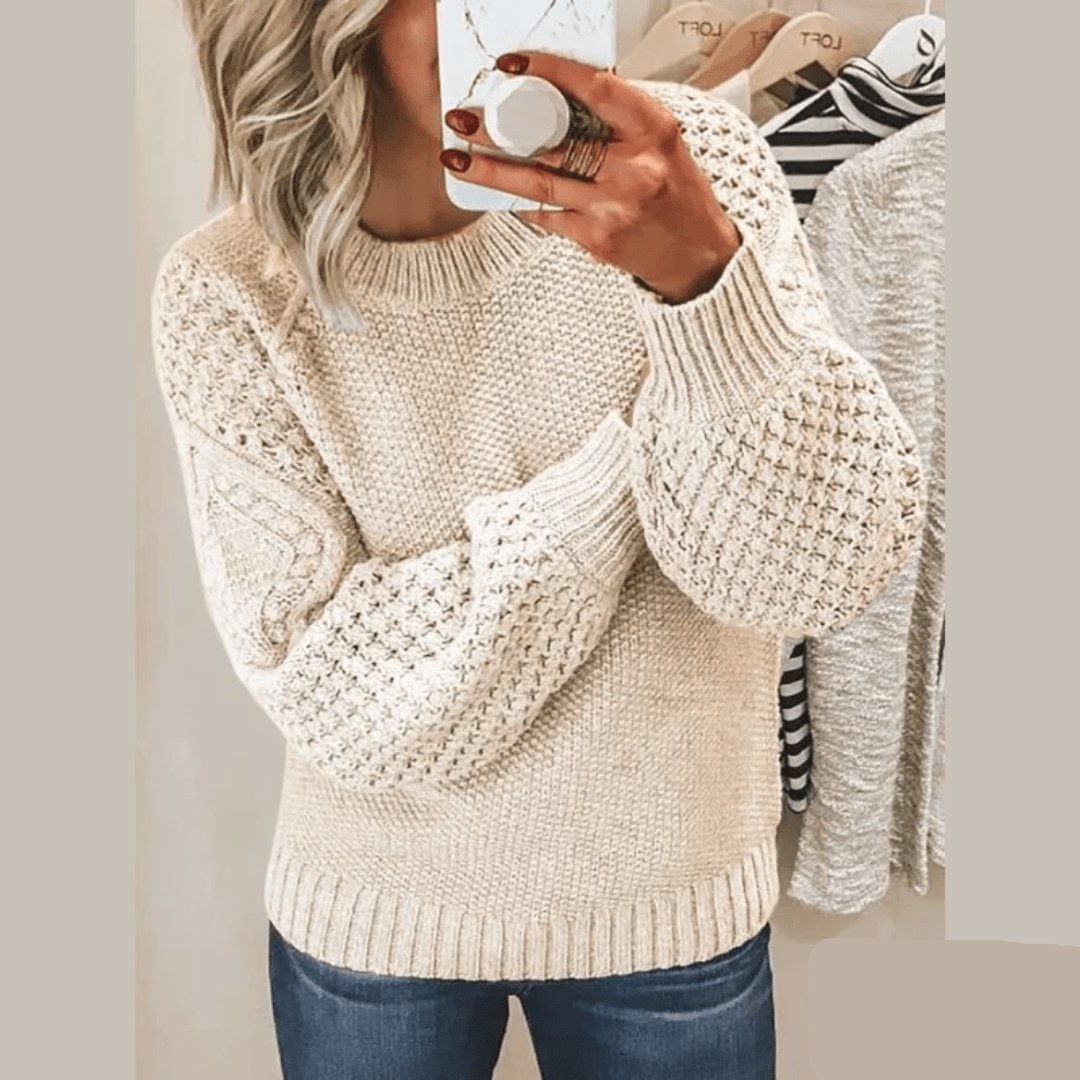 VORINAChunky Cable Knit SweaterSweater