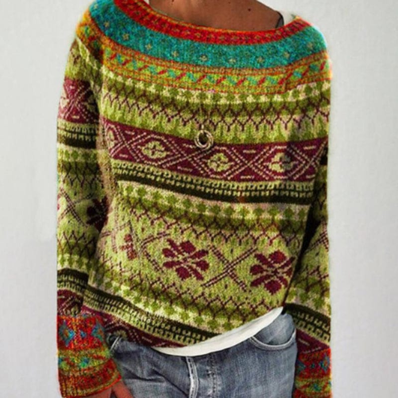 VORINAColorful Fair Isle SweaterSweater