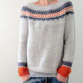 VORINAColorful Fair Isle SweaterSweater