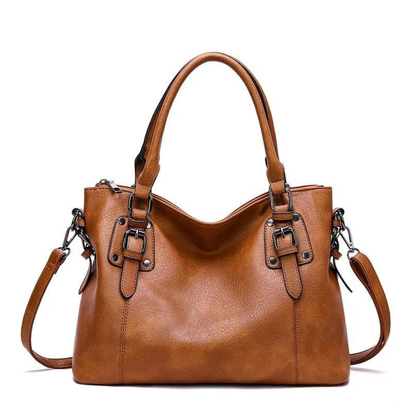 Leather outlet handbag