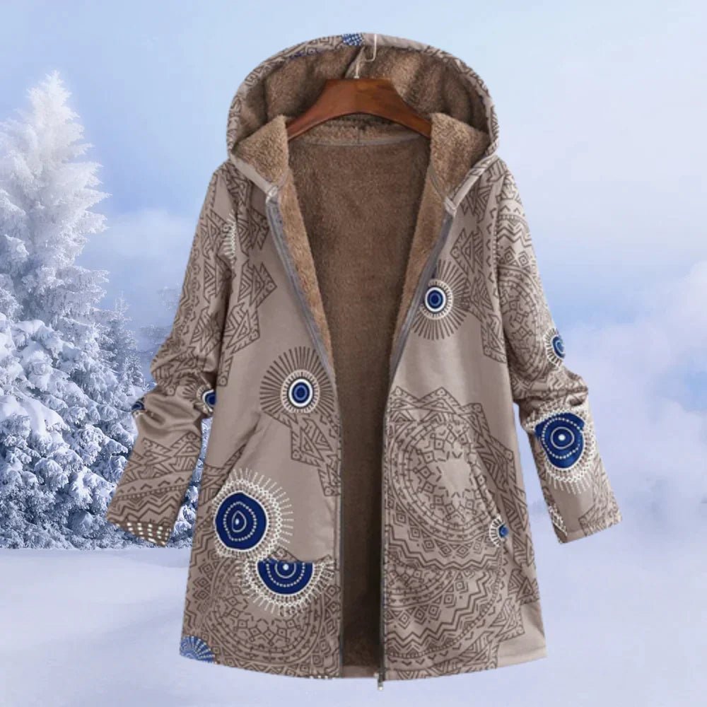 Floral winter coat best sale