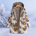 VORINAFloral Sherpa - Lined Hooded CoatCoats & Jackets