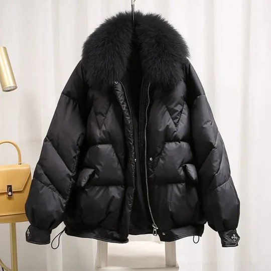 VORINAFur - Collar Puffer JacketCoats & Jackets