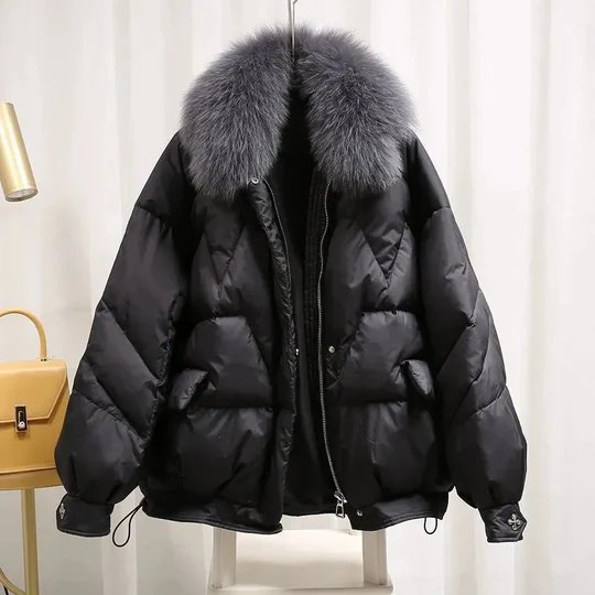 VORINAFur - Collar Puffer JacketCoats & Jackets