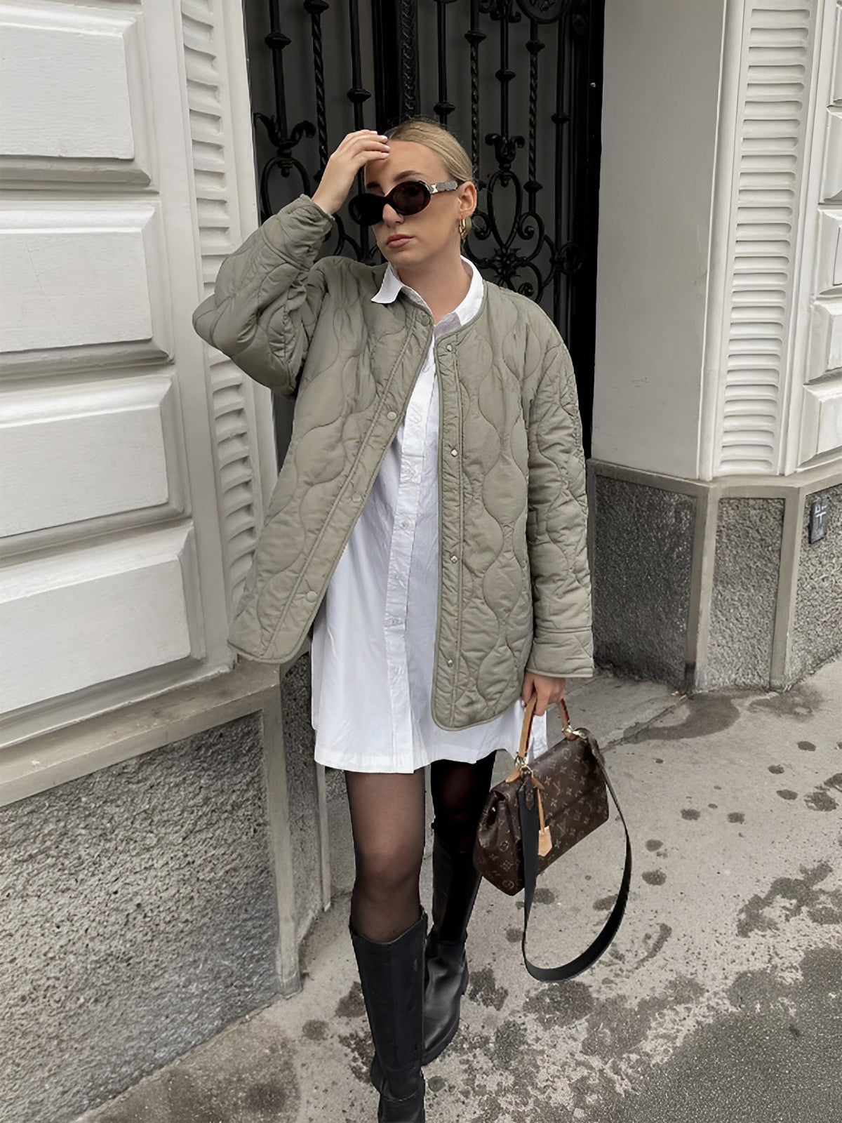 VORINAHarper | Quilted Oversized Jacket – Cozy and Stylish Outerwear