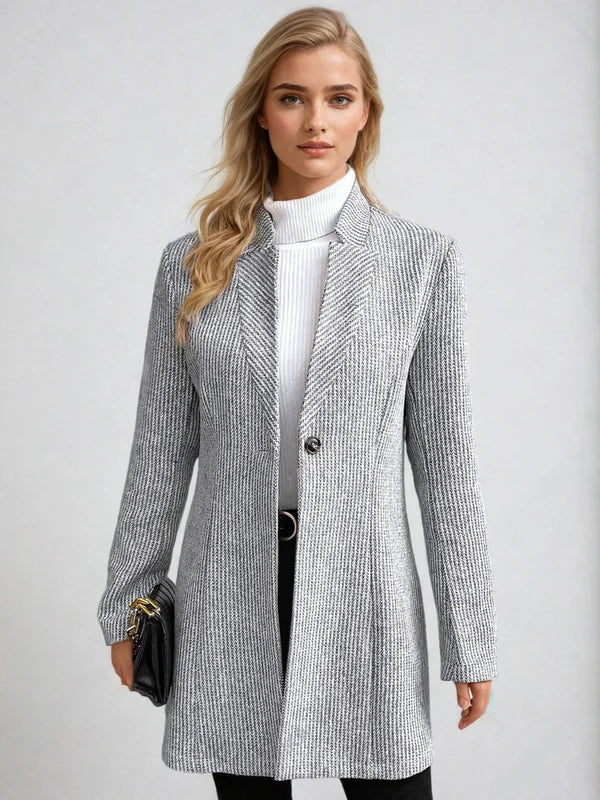 VORINAHerringbone Long CoatCoats