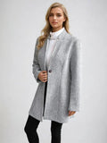 VORINAHerringbone Long CoatCoats