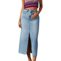 VORINAHigh - Waisted Denim Maxi SkirtWomen's Skirt