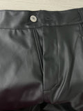 VORINAHigh - Waisted Faux Leather Cargo PantsPants