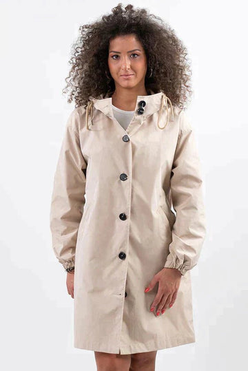 VORINAHooded Button CoatWomen's Jacket