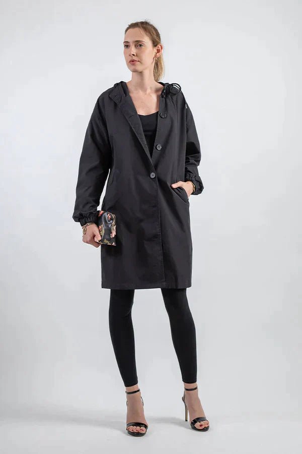 VORINAHooded Button CoatWomen's Jacket