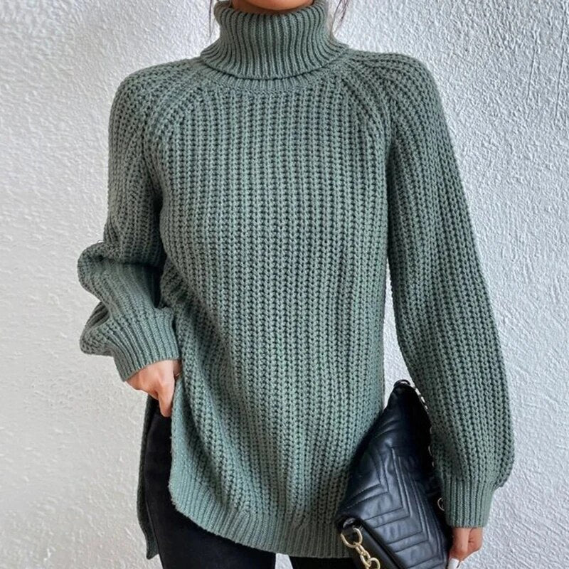 VORINAKnit Turtleneck SweaterWomen's Sweater