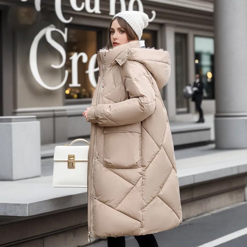 VORINALong Quilted Puffer CoatWomen's Coats