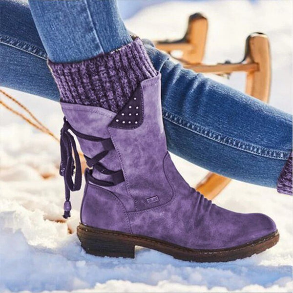 Mid calf winter boots best sale