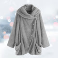 VORINAOversized Buttoned Wool CoatWomen's Coats