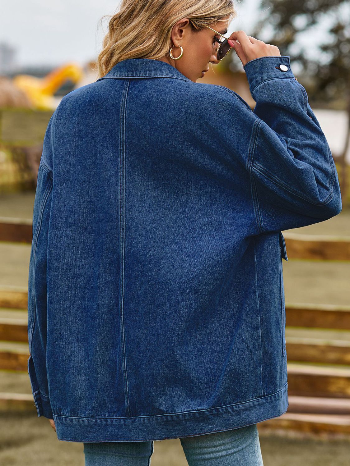 VORINAOversized Denim JacketCoats & Jackets