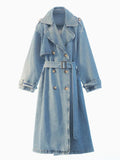 VORINAOversized Denim Trench CoatCoats & Jackets