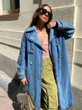 VORINAOversized Denim Trench CoatCoats & Jackets