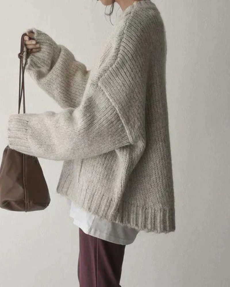 VORINAOversized Knit SweaterWomen's Sweaters