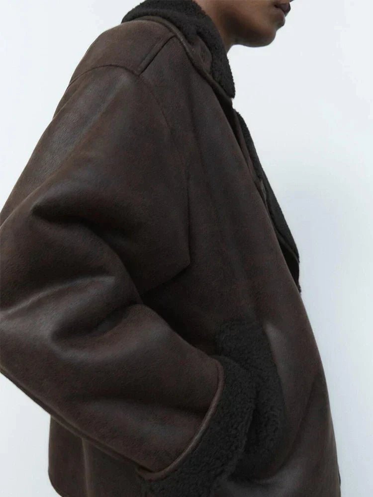 VORINAOversized Shearling - Lined JacketWomen's Jacket