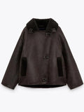 VORINAOversized Shearling - Lined JacketWomen's Jacket