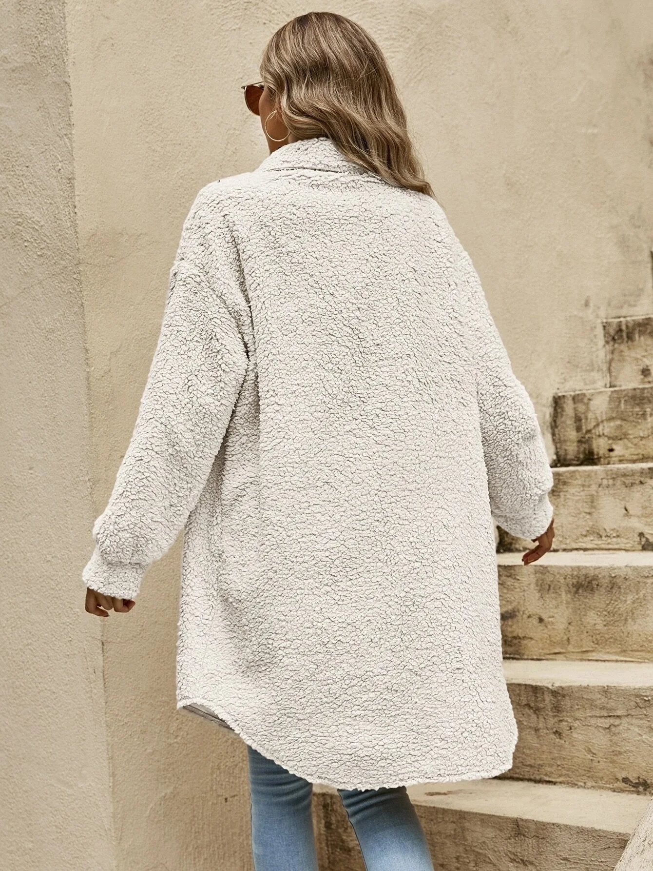 Oversized Sherpa Coat VORINA