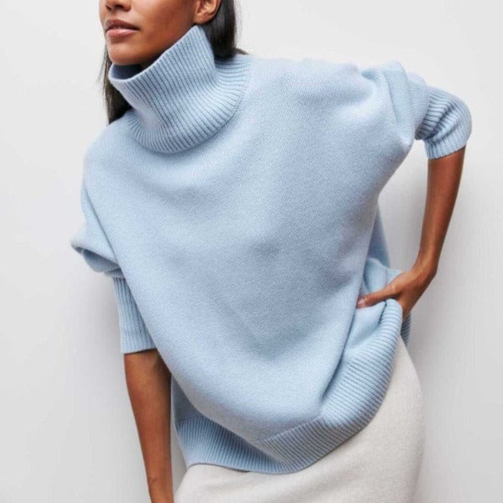 VORINAOversized Turtleneck SweaterWomen's Sweaters