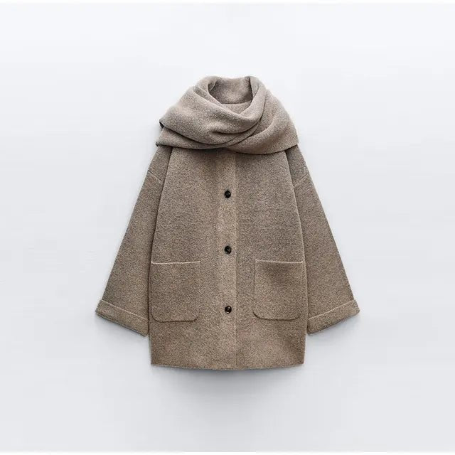 VORINAOversized Wool Blend CoatCoats & Jackets