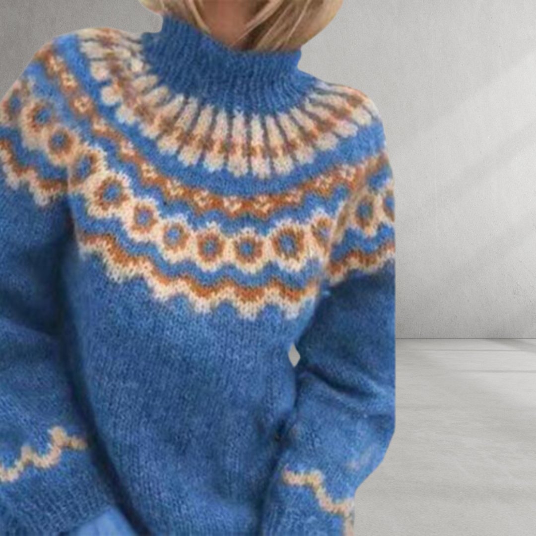 VORINAPatterned Wool SweaterSweaters