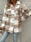 VORINAPlaid Fleece ShacketJacket