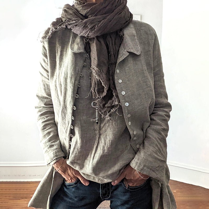 VORINARelaxed Linen JacketWomen's Jacket