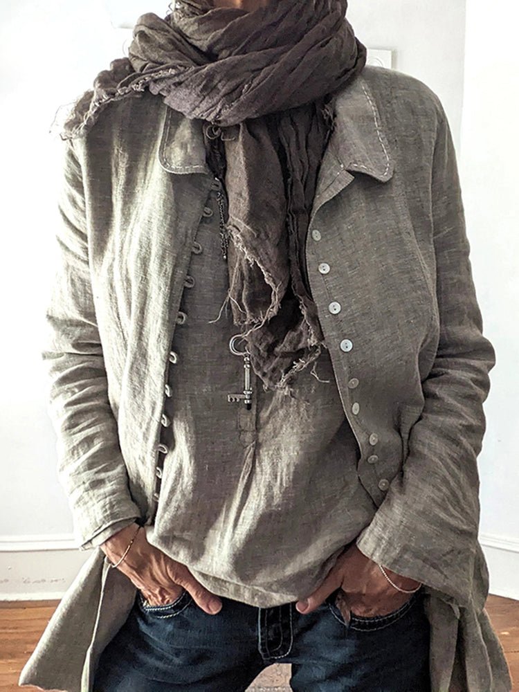 VORINARelaxed Linen JacketWomen's Jacket