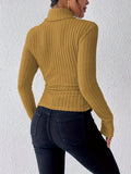 VORINARibbed Turtleneck SweaterSweater