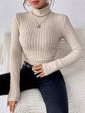 VORINARibbed Turtleneck SweaterSweater