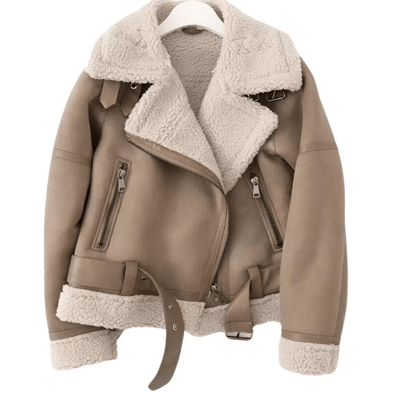 VORINAShearling Suede JacketWomen's Jacket