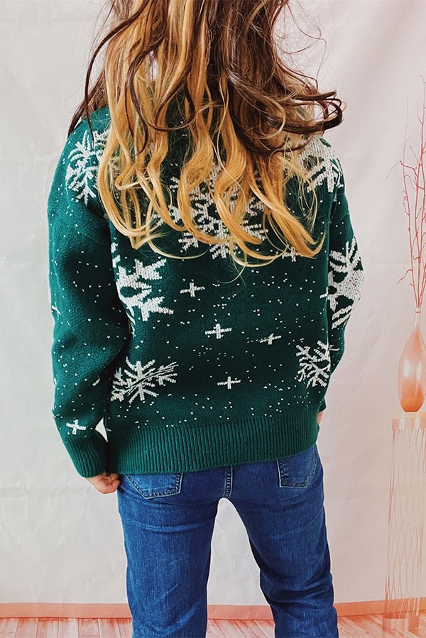 VORINASnowflake Christmas SweaterSweaters