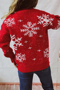 VORINASnowflake Christmas SweaterSweaters