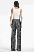 VORINAStraight Fit Sequin PantsWomen's Trouser