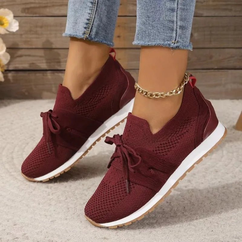 VORINAStylish Mesh Sneakers with BowWomen's Sneakers