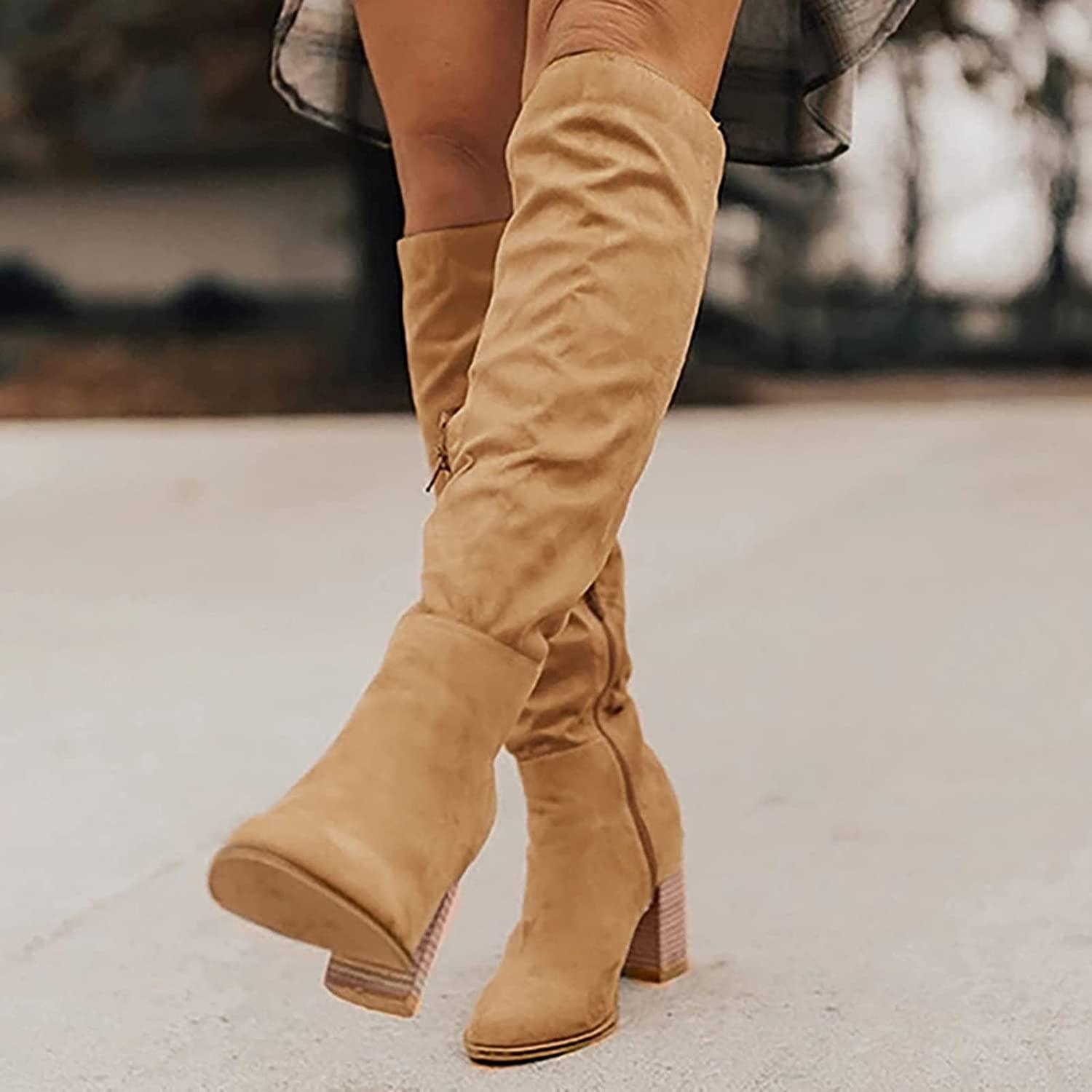 Suede Knee High Boots VORINA