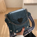 VORINAVintage Heart Accent Crossbody BagBag