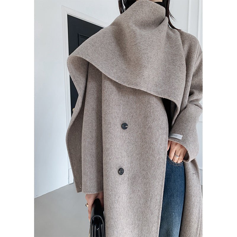 Vorina Luxury FashionWomen's Handmade Cashmere CoatCoats